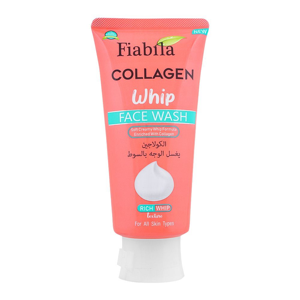 Fiabila Whip Collagen face wash , Rich Whip Texture