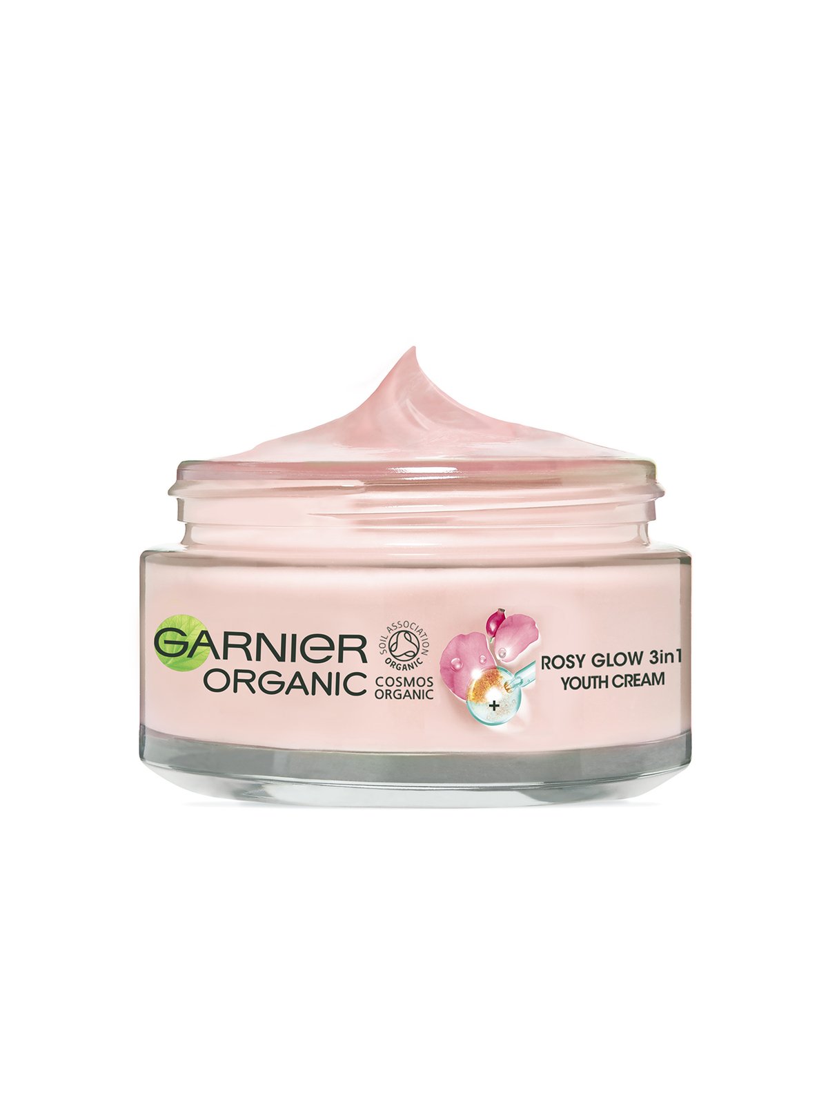 Garnier BIO Rosy Glow 3 in 1 (Nourish, Firm & Glow) Youth Cream