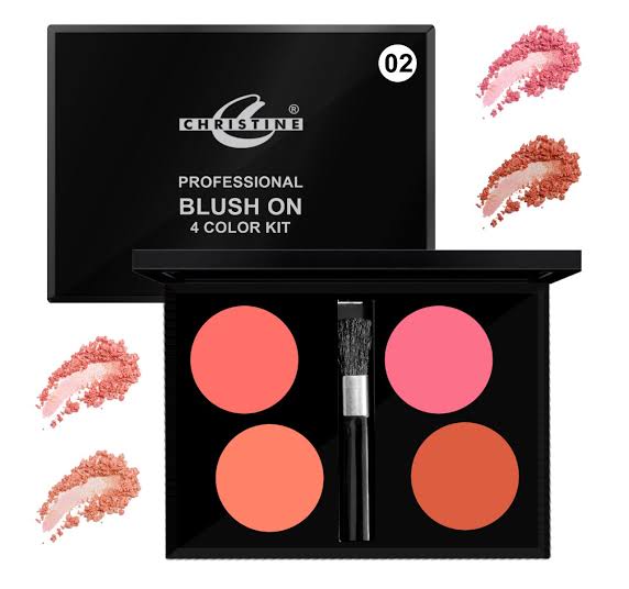 CHRISTINE Professional 4Color Blush On Kit