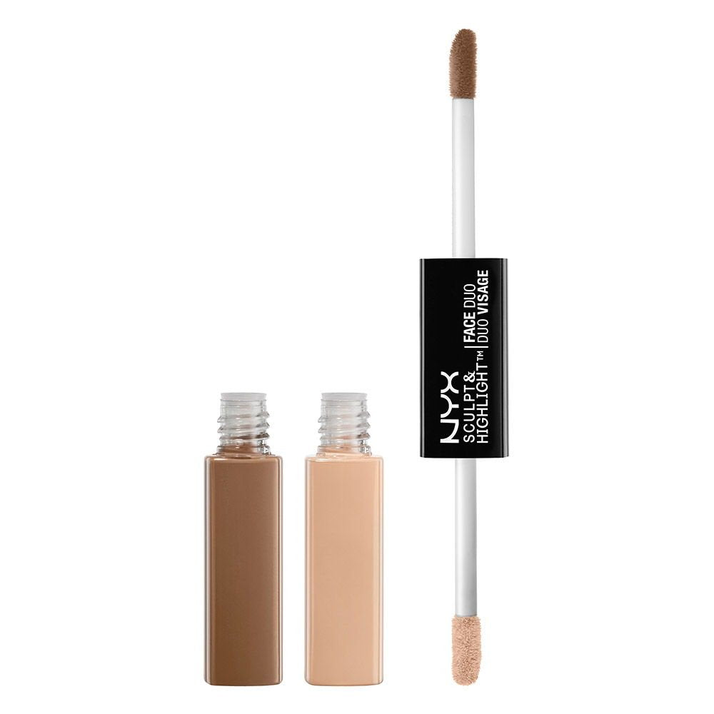 NYX Sculpt And Highlight Face Duo Face Contour & Highlighter 2 In 1