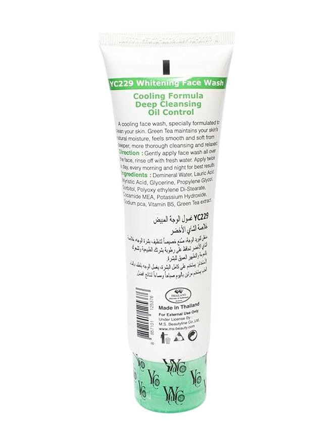 YC Whitening Face Wash Green Tea Extract