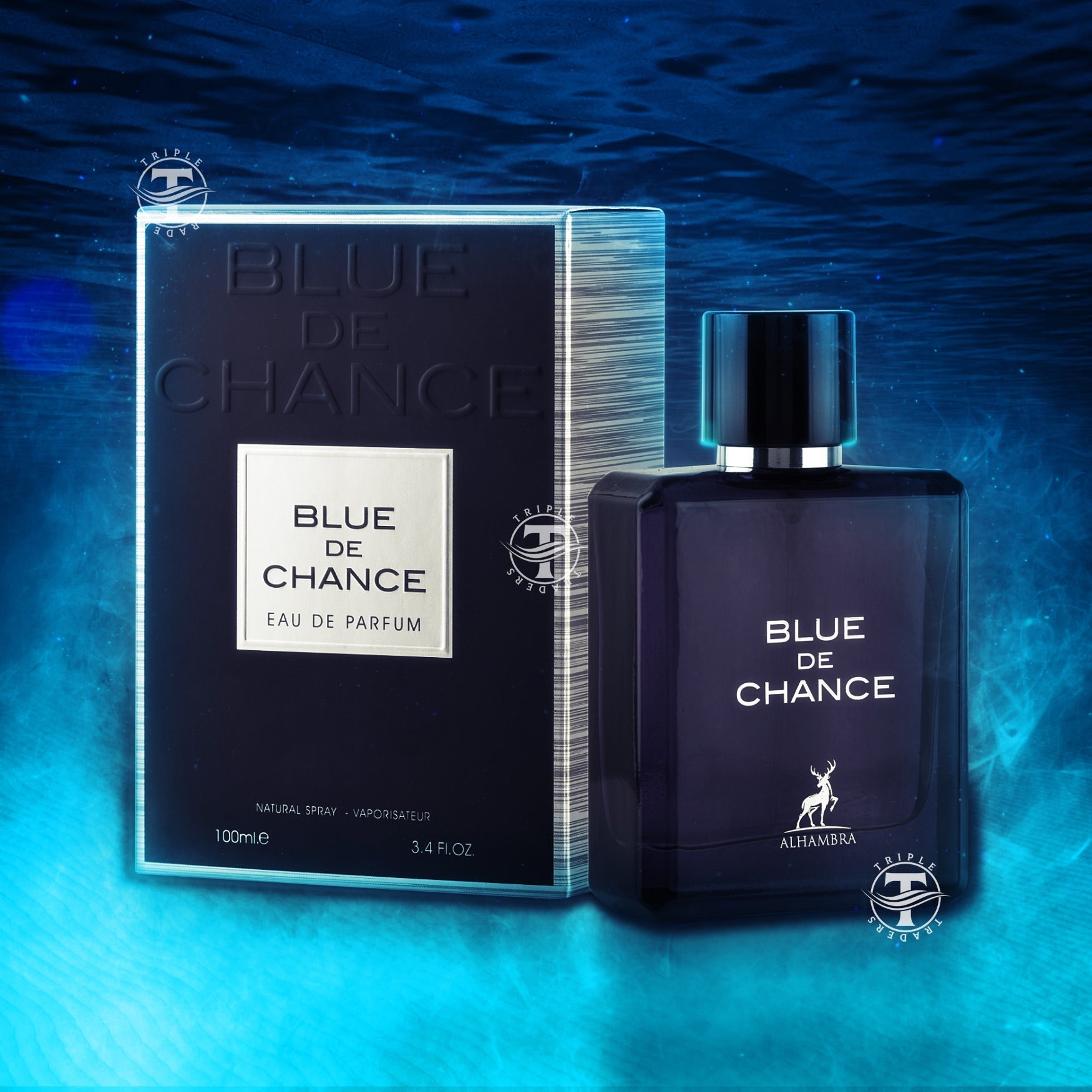 Blue de chance by Maison Alhambra Lattafa EDP Perfume for Men