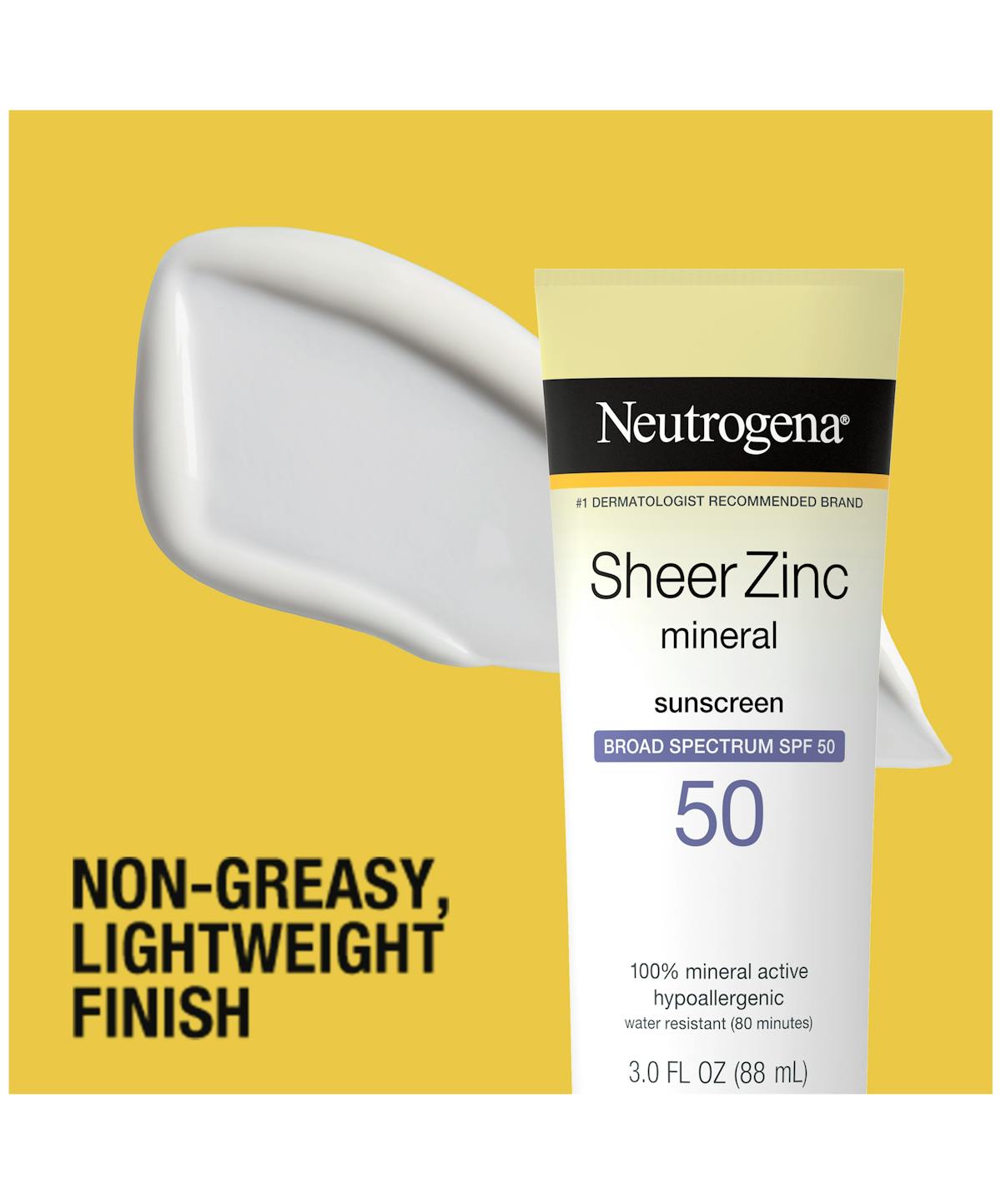 Neutrogena sheer zinc mineral sunscreen spf 50