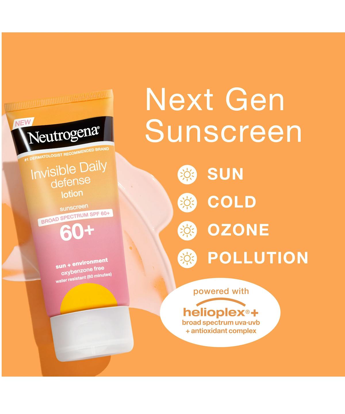 Neutrogena invisible daily defense sunscreen SPF 60+