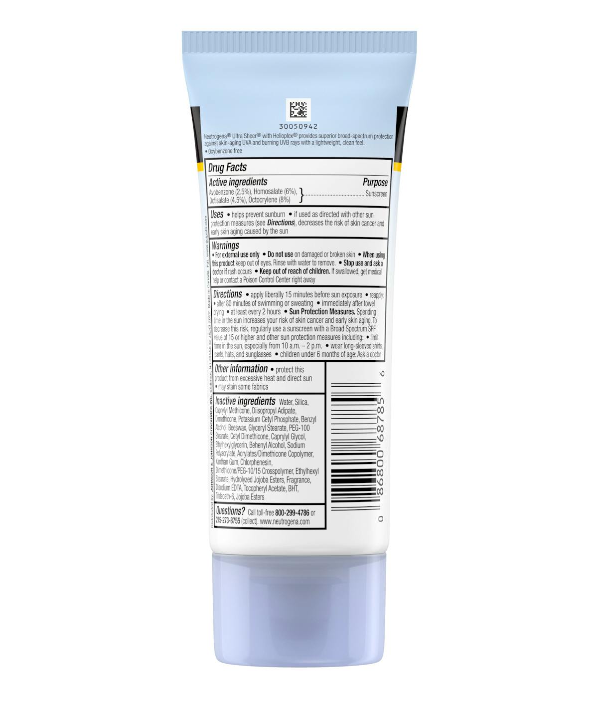 Neutrogena Ultra Sheer Dry-Touch Sunscreen SPF 30