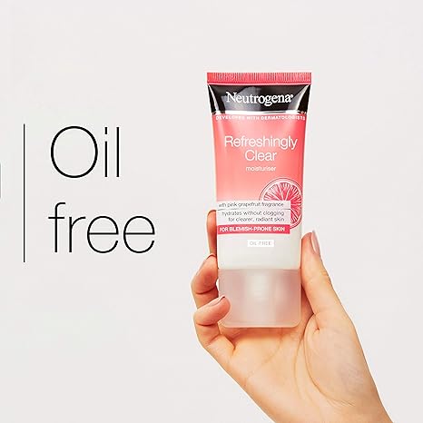 Neutrogena Refreshingly Clear Oil-Free Moisturizer for Blemish Prone Skin