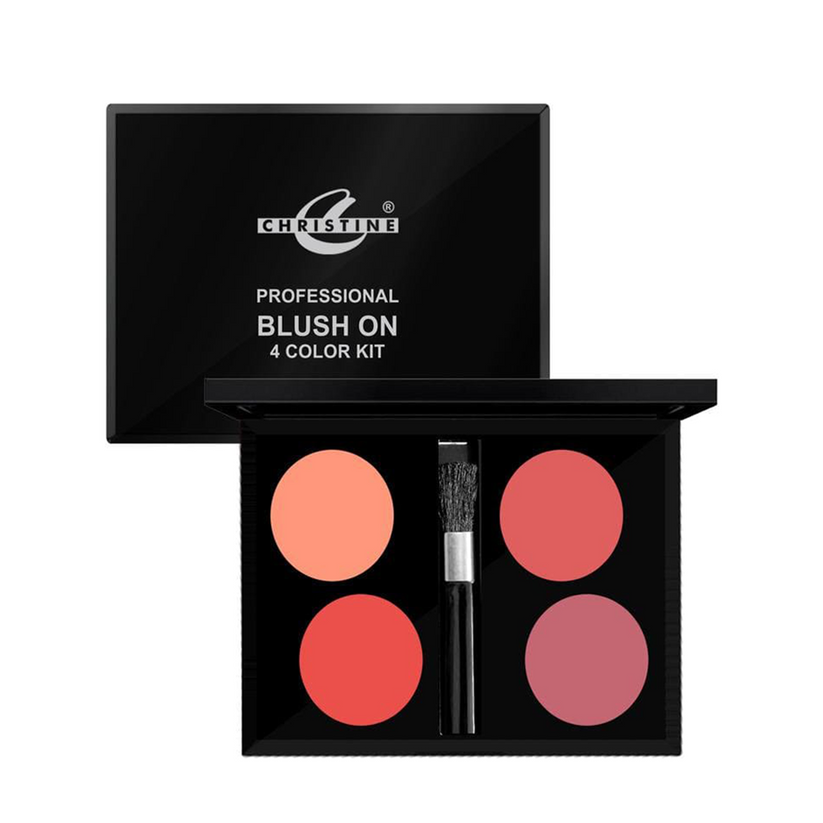 CHRISTINE Professional 4Color Blush On Kit