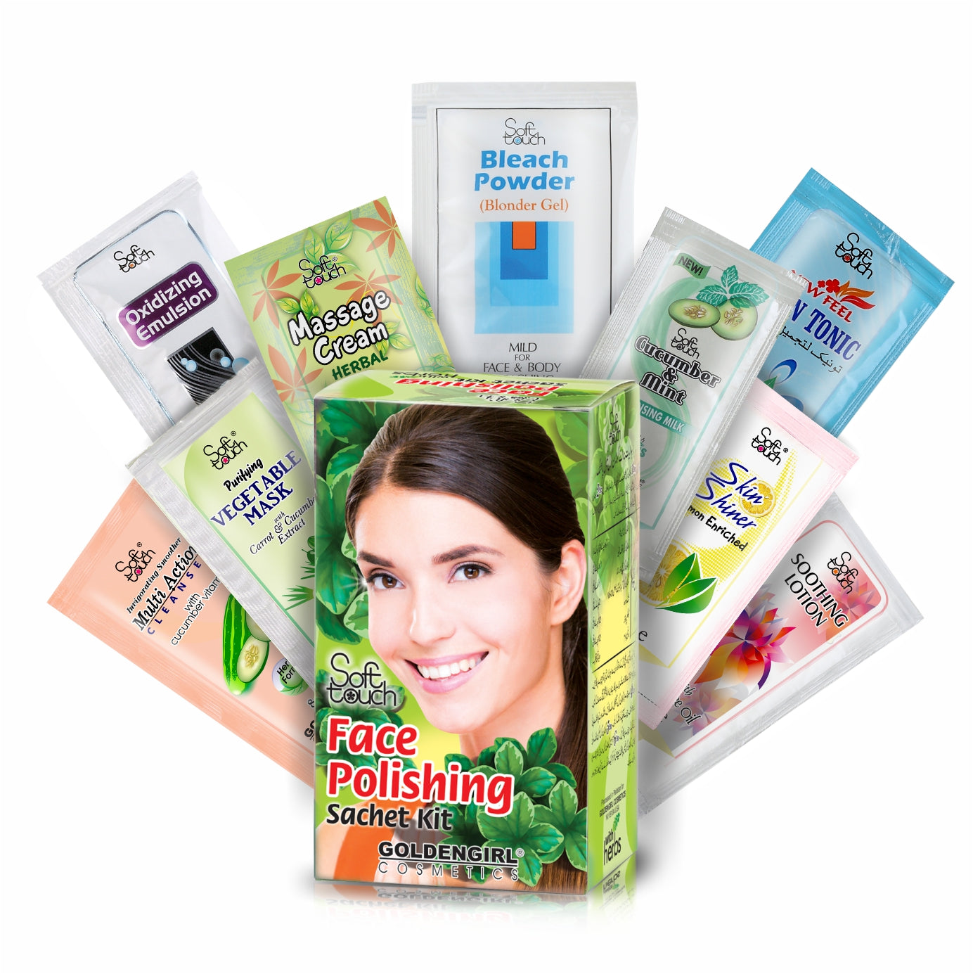 Soft Touch Face Polishing Sachet Kit (Sachet Pack)