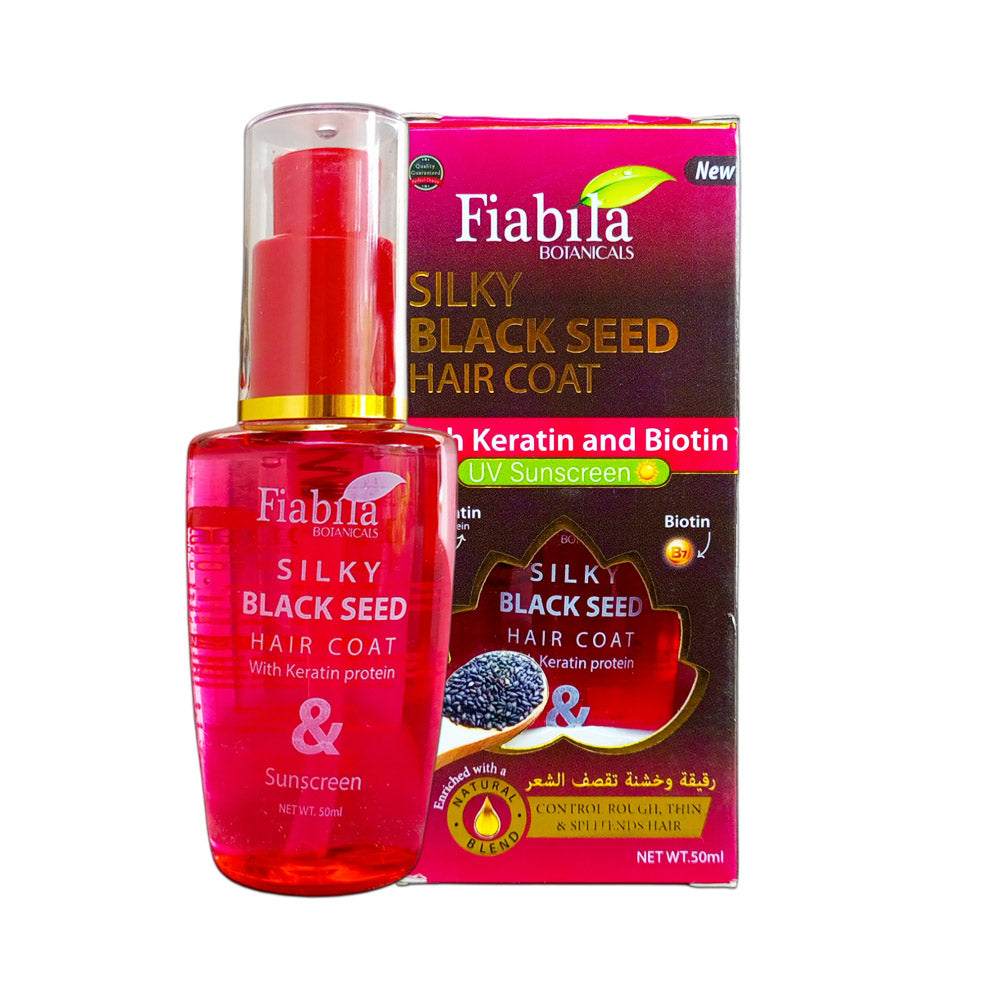 Fiabila Silky Black Seed Hair Coat with Keratin and Biotin