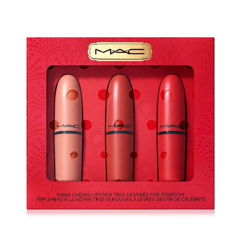 MAC Three Cheers Lip Trio Lipstick Kit