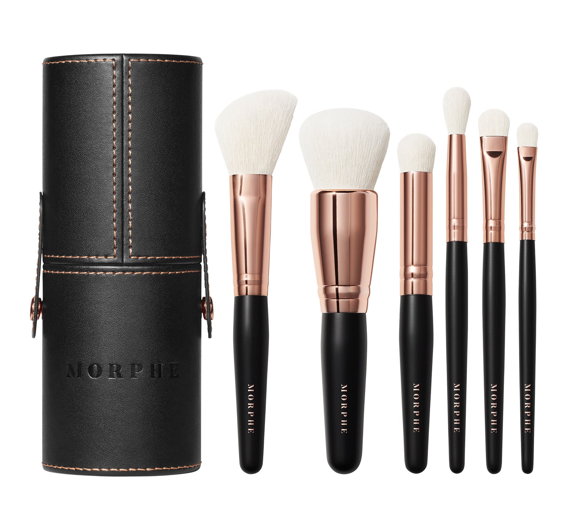 Morphe Rose Away 6 In 1 Makeup Brush Set