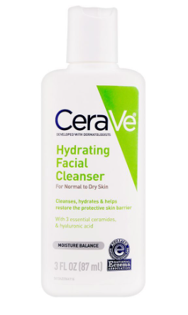 Hydrating facial cleanser by Cerve