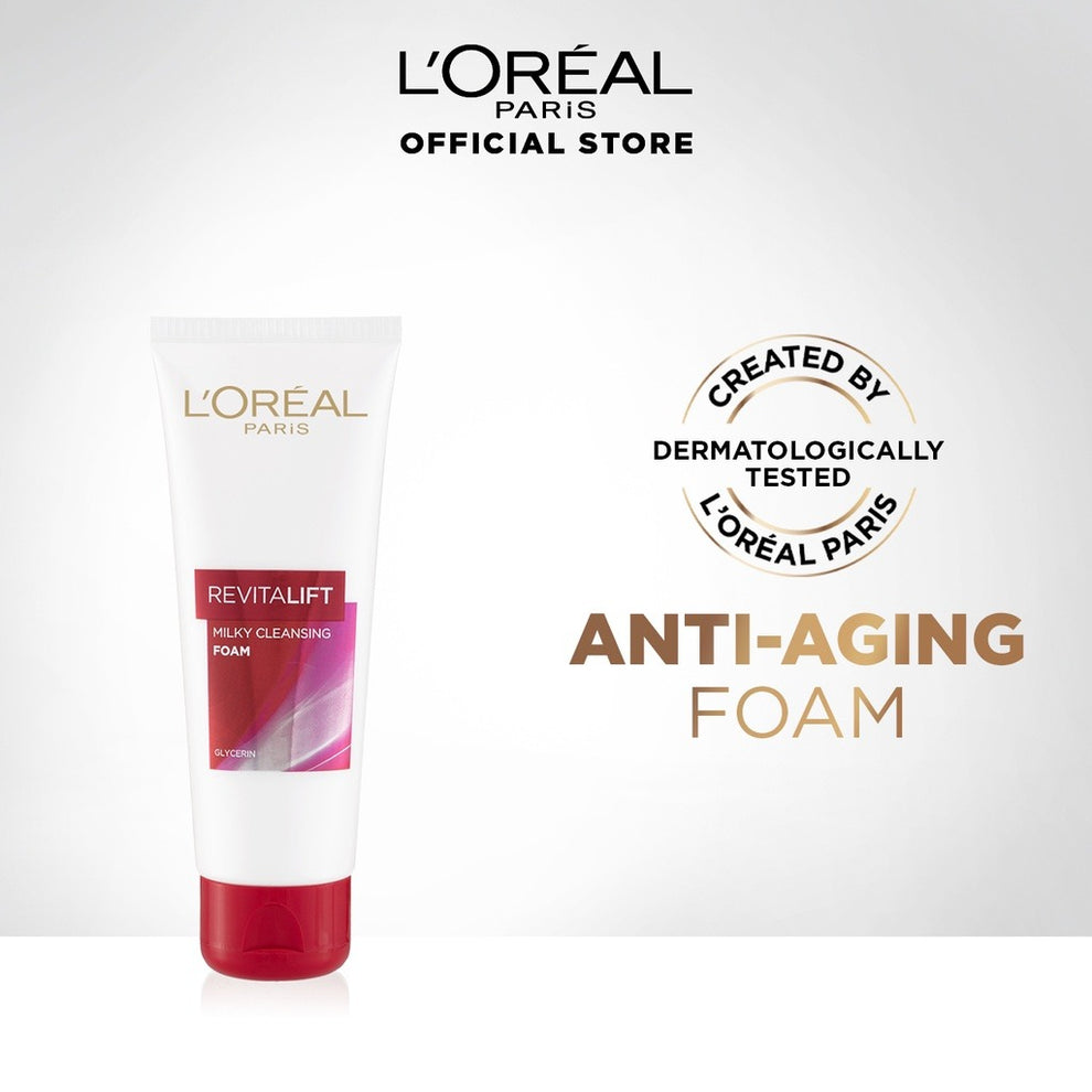 Loreal Revitalift Milky Cleansing Foam Face Wash