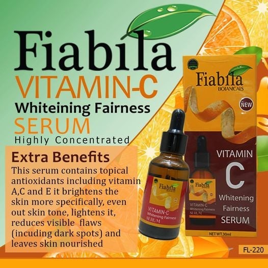 Fiabila VITAMIN-C FACE SERUM WHITING FAIRNESS