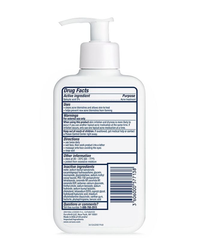 Cerave Acne Control Cleanser