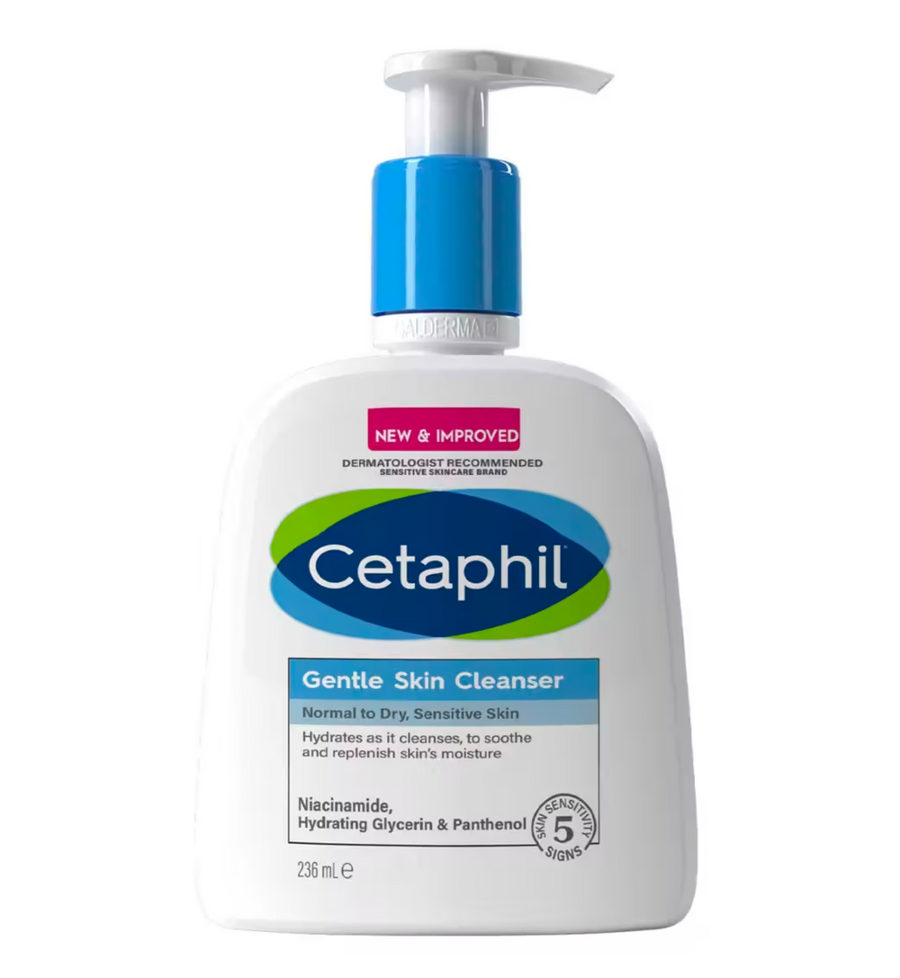 Gentle skin cleanser by Cetaphil dry to normal, sensitive skin