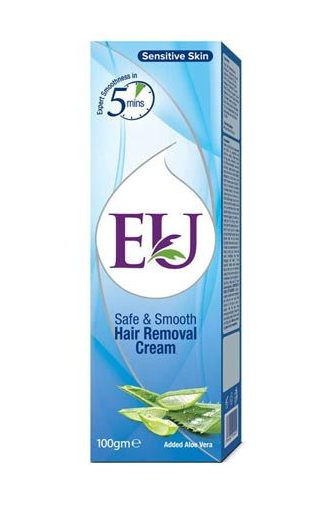 EU Safe & Smooth Sensitive Skin Hair Removal Cream