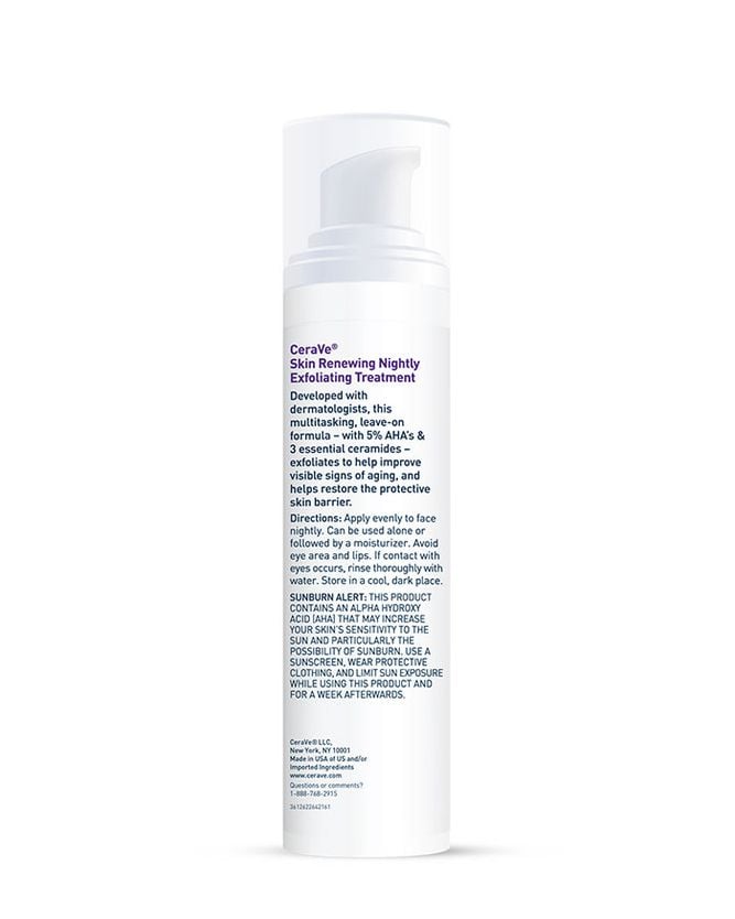 Skin renewing nightly exfoliating treatment by Cerave