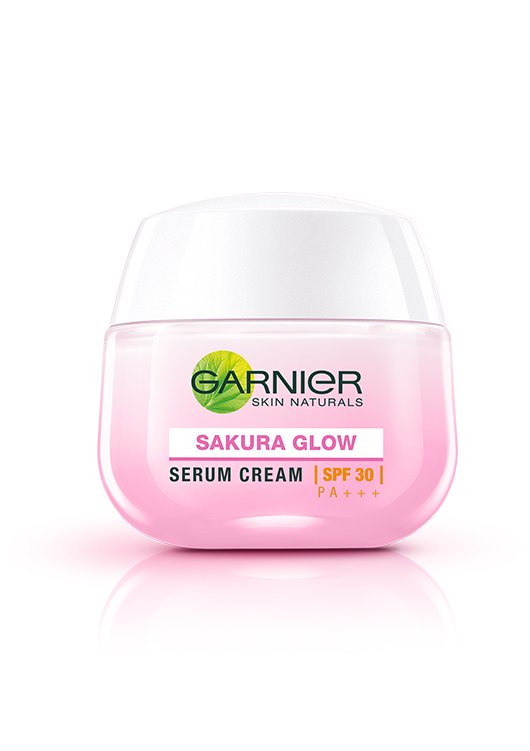 Garnier Sakura White Whitening Face Serum Cream SPF30