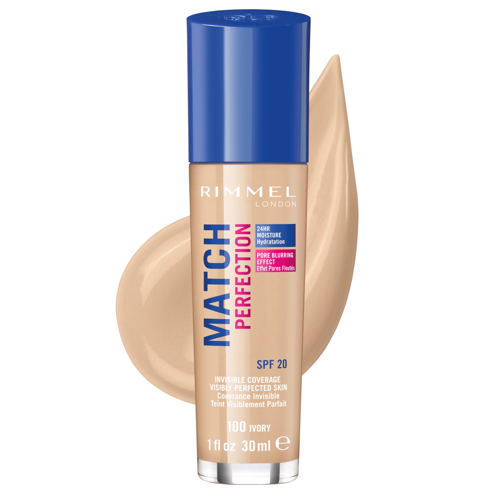 Rimmel Match Perfection Invisible Cover Liquid Foundation